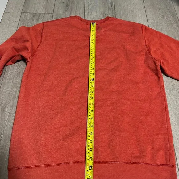 Old Navy Mens Crew Neck Coral Red/Orange Long Sleeve Sweater L Size Large - Picture 6 of 6